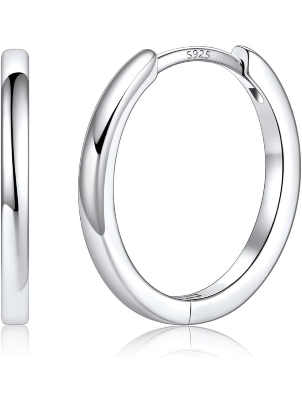 14K Gold Plated Small Huggie Hoop Earrings for Women, Elegant Everyday Jewelry